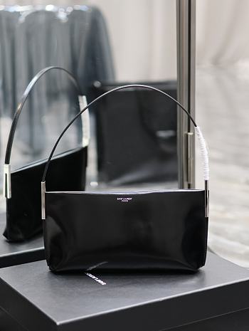 YSL Saint Laurent Suzanne Shoulder Bag Black Size 28 × 14 × 4 cm