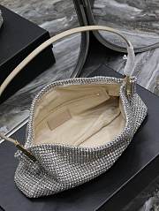 YSL Saint Laurent Suzanne Diamond Shoulder Bag Black Size 28 × 14 × 4 cm - 4