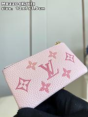 Louis Vuitton Key Pouch Pink M82204 Size 12 x 7 x 1.5 cm - 6