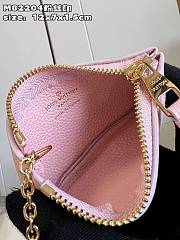 Louis Vuitton Key Pouch Pink M82204 Size 12 x 7 x 1.5 cm - 5