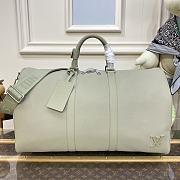 Louis Vuitton Keepall Bandoulière 50 Travel Bag M22609 Smoke Green Size 50 x 29 x 23 cm - 1