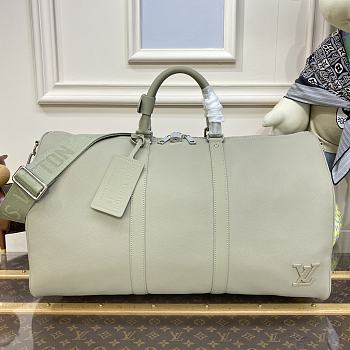 Louis Vuitton Keepall Bandoulière 50 Travel Bag M22609 Smoke Green Size 50 x 29 x 23 cm