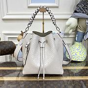 Louis Vuitton LV Muria Bucket Bag M21006 Apricot Size 25 x 25 x 20 cm - 1