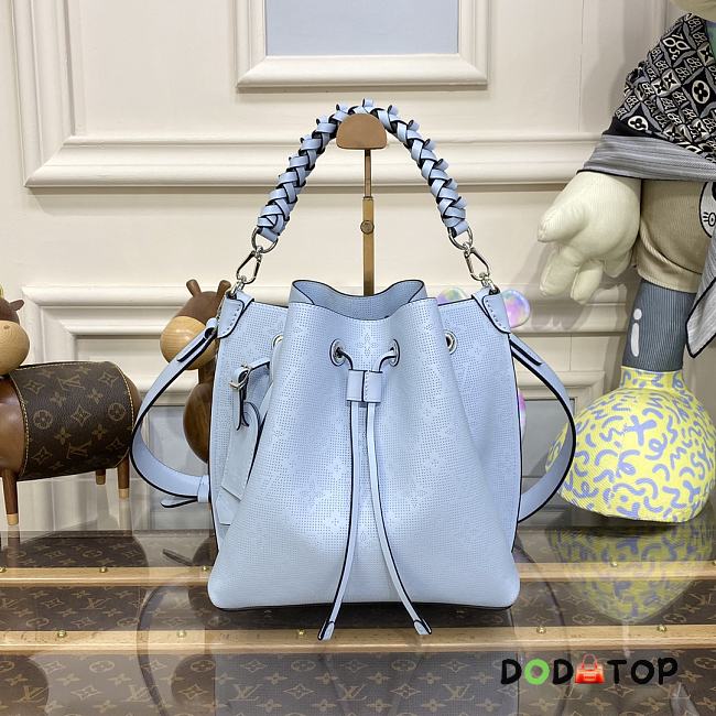 Louis Vuitton LV Muria Bucket Bag M21006 Blue Size 25 x 25 x 20 cm - 1