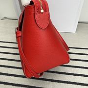Celine Belt Mini Bag Red Size 28 x 23 x 17 cm - 3
