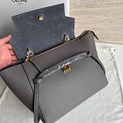 Celine Belt Mini Bag Elephant Gray Size 28 x 23 x 17 cm - 6