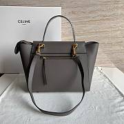 Celine Belt Mini Bag Elephant Gray Size 28 x 23 x 17 cm - 5