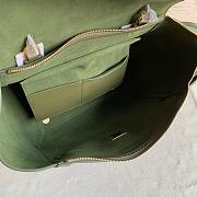 Celine Belt Mini Bag Green Size 28 x 23 x 17 cm - 4