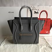 Celine Luggage Micro Gray 27 x 27 x 15 cm - 1