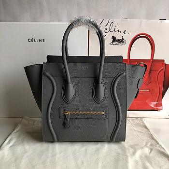 Celine Luggage Micro Gray 27 x 27 x 15 cm
