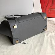 Celine Luggage Micro Gray 27 x 27 x 15 cm - 4
