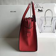 Celine Luggage Micro Red 27 x 27 x 15 cm - 6