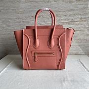 Celine Luggage Micro Pink 27 x 27 x 15 cm - 1