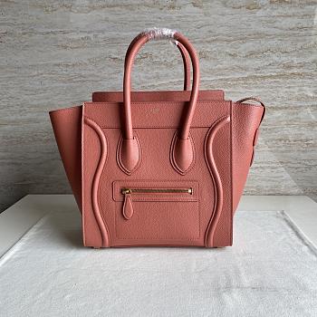 Celine Luggage Micro Pink 27 x 27 x 15 cm