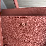 Celine Luggage Micro Pink 27 x 27 x 15 cm - 5