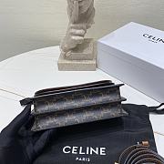 Celine Wallet On Strap Triomphe Canvas Size 20 x 11.5 cm - 5