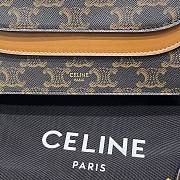 Celine Wallet On Strap Triomphe Canvas Size 20 x 11.5 cm - 2