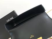 Celine Triomphe Small Black Bling Chain Bag Size 20.5 x 10.5 x 4 cm - 6