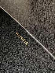 Celine Triomphe Small Black Bling Chain Bag Size 20.5 x 10.5 x 4 cm - 3