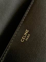 Celine Triomphe Small Black Gold Hardware Chain Bag Size 20.5 x 10.5 x 4 cm - 3