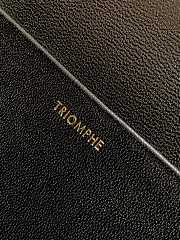 Celine Triomphe Small Black Gold Hardware Chain Bag Size 20.5 x 10.5 x 4 cm - 2