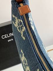 Celine Triomphe Ava Underarm Denim Bag Size 23 x 13.5 x 6 cm - 5