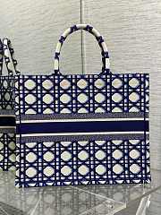 Dior Book Tote Blue Size 42 x 18 x 35 cm - 3