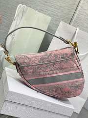 Dior Saddle Bag Pink Size 25 cm - 6