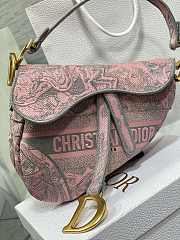 Dior Saddle Bag Pink Size 25 cm - 5