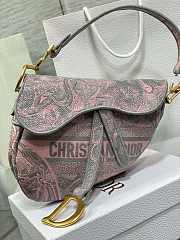 Dior Saddle Bag Pink 01 Size 25 cm - 5