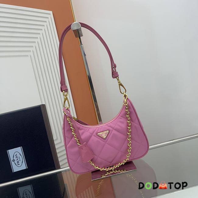 Prada Re-Nylon Mini Bag Pink Size 23 x 16 x 6.5 cm - 1