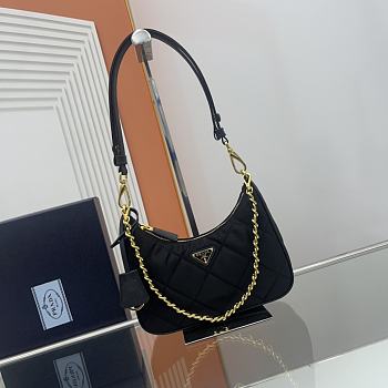 Prada Re-Nylon Mini Bag Black Size 23 x 16 x 6.5 cm