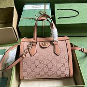 Gucci Ophidia GG Pink Small Bag Size 24 x 20.5 x 10.5 cm - 1