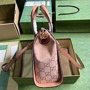 Gucci Ophidia GG Pink Small Bag Size 24 x 20.5 x 10.5 cm - 6