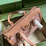Gucci Ophidia GG Pink Small Bag Size 24 x 20.5 x 10.5 cm - 3