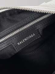 Balenciaga Le Cagole Mini Duffle Bag White Size 19.8 x 14 x 11.9 cm - 3
