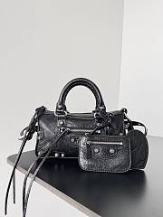Balenciaga Le Cagole Mini Duffle Bag Black Size 19.8 x 14 x 11.9 cm - 1