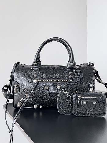 Balenciaga Le Cagole Duffle Bag Black Size 30 x 14 x 20 cm