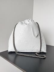 Balenciaga Crush Tote White Size 39.9 x 46 x 14 cm - 5