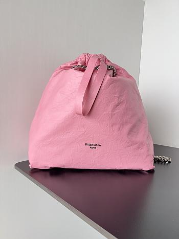 Balenciaga Crush Tote Pink Size 39.9 x 46 x 14 cm