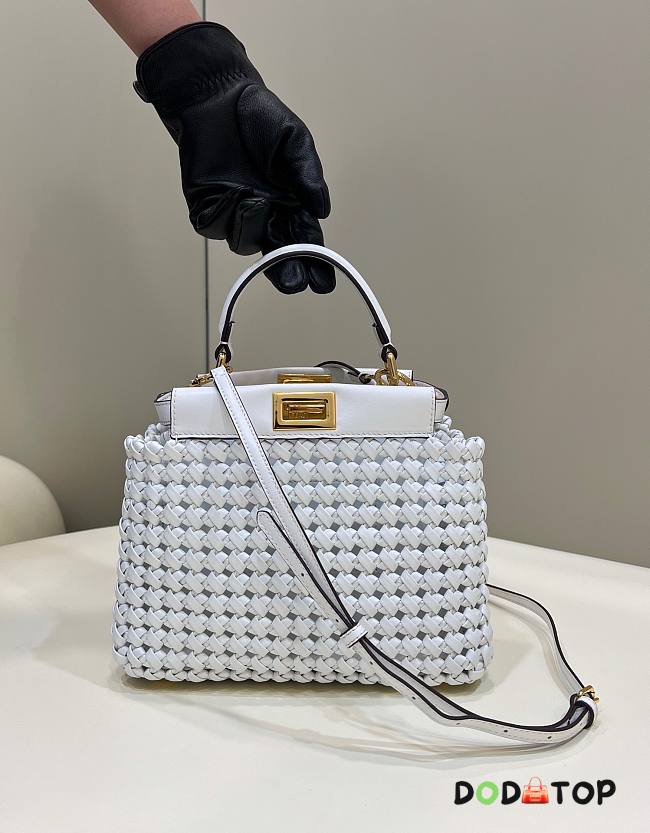 Fendi Peakaboo White 8269 Bag 23 cm - 1