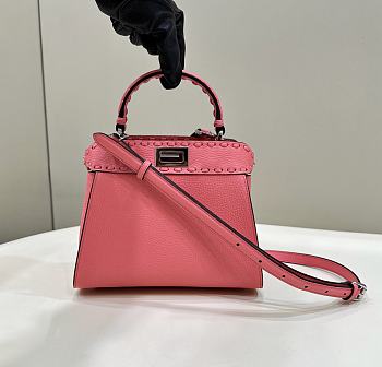 Fendi Peakaboo Small Pink 8615 Bag 23.5 x 12 x 20 cm