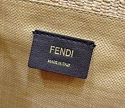 Fendi Sunshine Straw Tote Bag Size 36 × 17 × 30 cm - 6