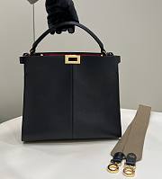 Fendi Peekaboo Black Bag With Strap Size 30 cm - 1