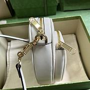 Gucci Interlocking G Mini Heart Shoulder Bag White Size 20 x 17.5 x 6.5 cm - 5