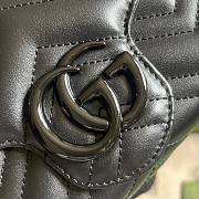 Gucci GG Marmont Matelassé Mini Black Size 20 x 13 x 6 cm - 2