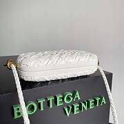 Bottega Veneta Knot White Bag Size 20.5 x 6 x 12.5 cm - 6