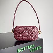 Bottega Veneta Knot Red Bag Size 20.5 x 6 x 12.5 cm - 1