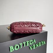 Bottega Veneta Knot Red Bag Size 20.5 x 6 x 12.5 cm - 6
