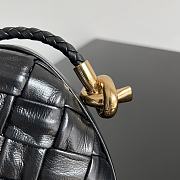 Bottega Veneta Knot Black Bag Size 20.5 x 6 x 12.5 cm - 4